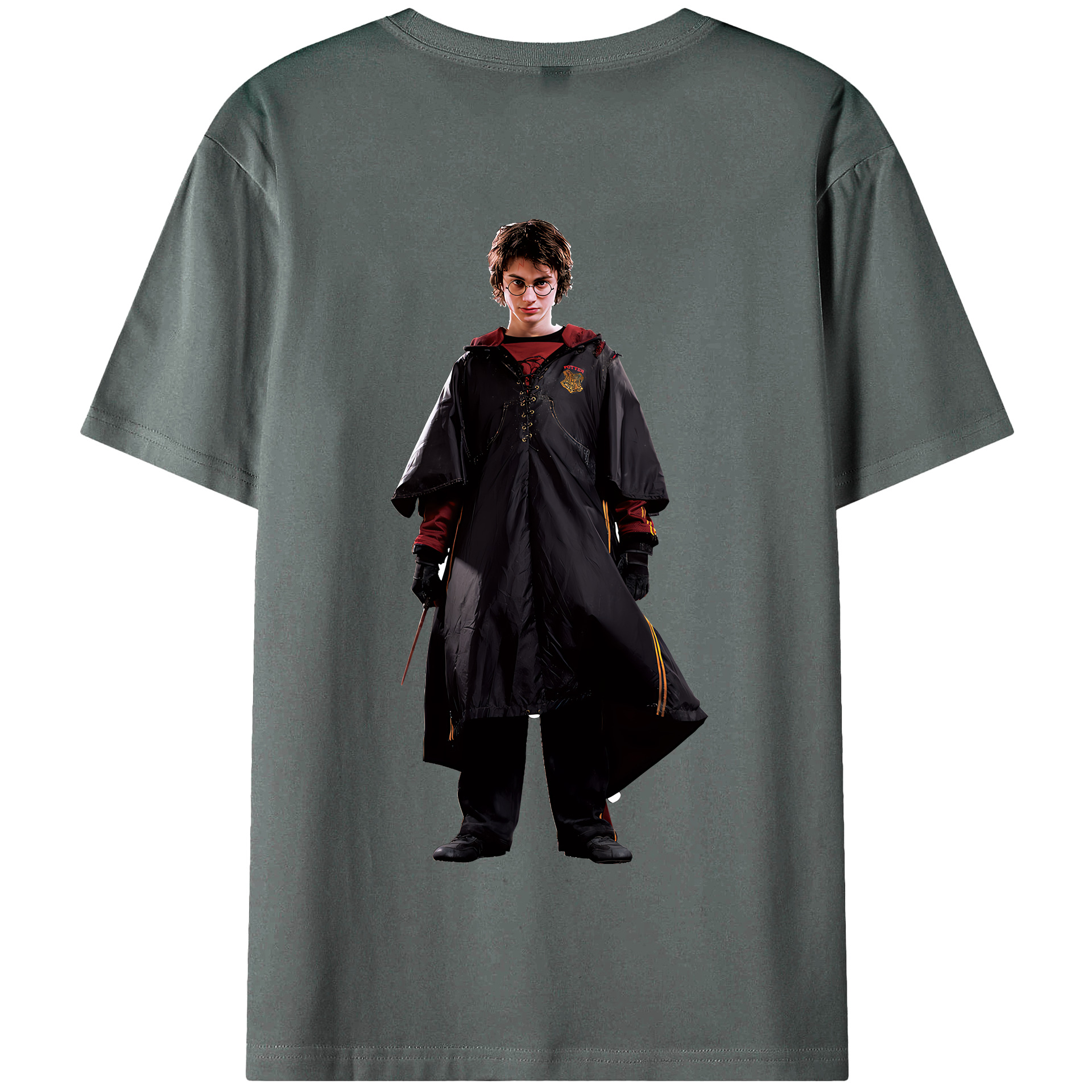 （画像用） Harry Potter ハリー・ポッターシリーズ 綿100％半袖Tシャツ（背面プリント）